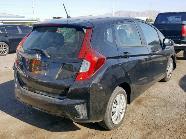 JHMGK5H55GX037986 - 2016 HONDA FIT LX BLACK photo 4