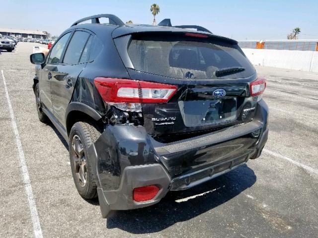 JF2GTAEC9K8325301 - 2019 SUBARU CROSSTREK BLACK photo 3