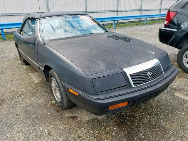 1C3XJ45J1KG223084 - 1989 CHRYSLER LEBARON BLACK photo 1