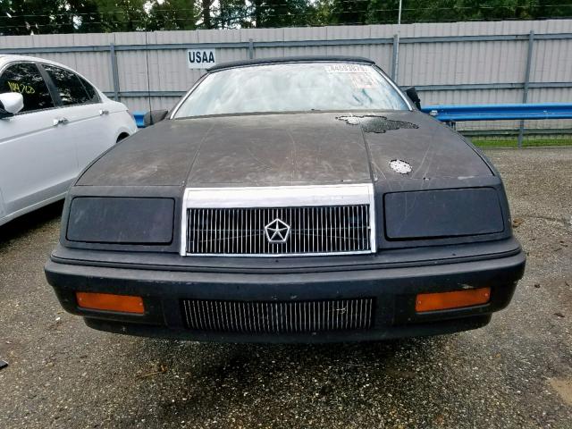 1C3XJ45J1KG223084 - 1989 CHRYSLER LEBARON BLACK photo 10