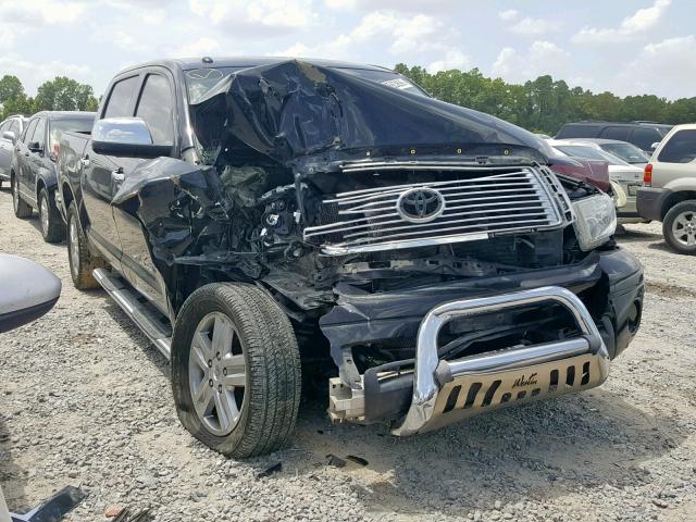 5TFFY5F12AX075307 - 2010 TOYOTA TUNDRA CRE BLACK photo 1