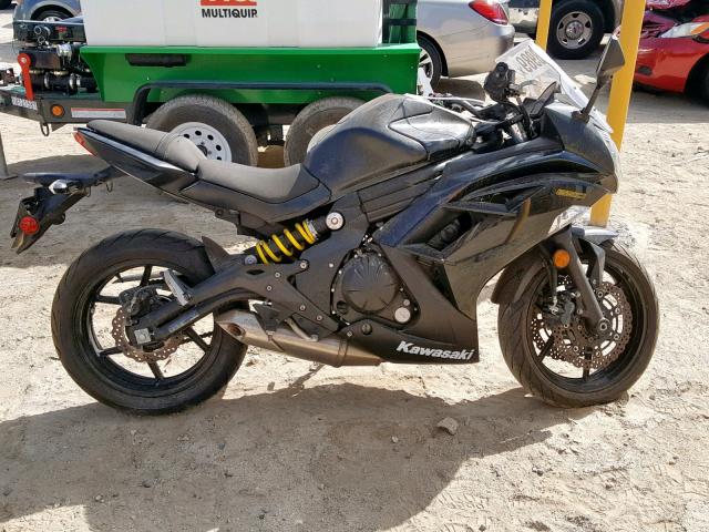 JKAEXEE17DDA12965 - 2013 KAWASAKI EX650 E BLACK photo 9