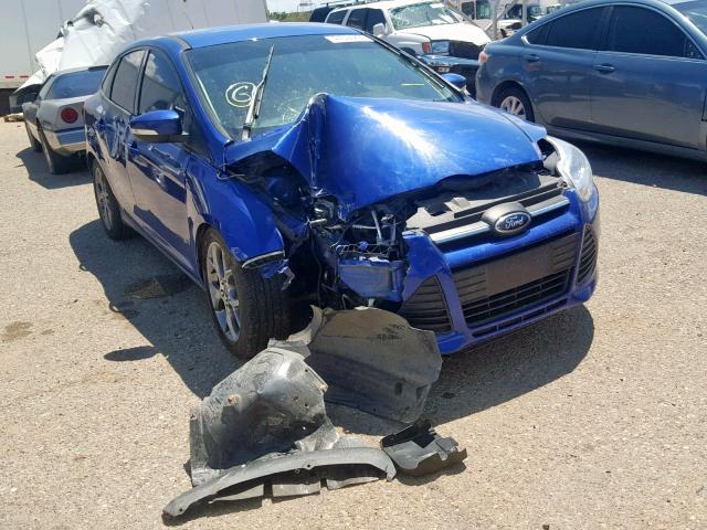 1FADP3F29EL341576 - 2014 FORD FOCUS SE BLUE photo 1