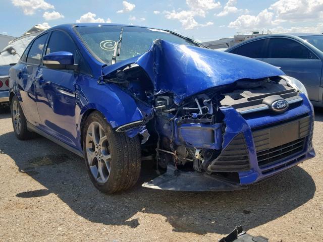 1FADP3F29EL341576 - 2014 FORD FOCUS SE BLUE photo 9