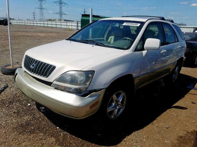 JT6HF10U7Y0141192 - 2000 LEXUS RX 300 WHITE photo 2