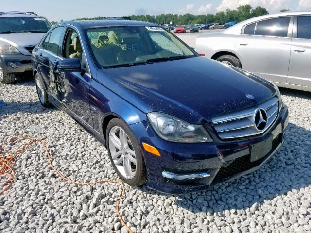 WDDGF4HB3CA602356 - 2012 MERCEDES-BENZ C 250 BLACK photo 1