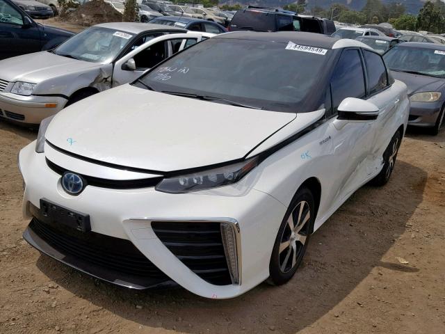 JTDBVRBD8GA000220 - 2016 TOYOTA MIRAI WHITE photo 2