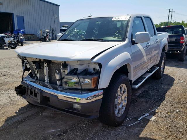 1GCHTDFEXC8168531 - 2012 CHEVROLET COLORADO L WHITE photo 2
