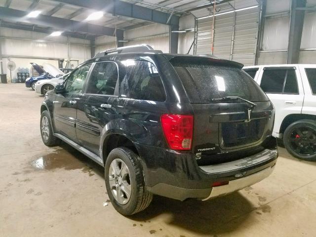 2CKDL43F286306578 - 2008 PONTIAC TORRENT BLACK photo 3