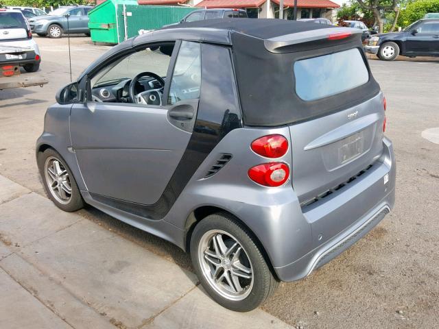 WMEEK3BA0DK596598 - 2013 SMART FORTWO PAS GRAY photo 3