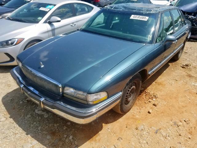 1G4CW53L5N1631273 - 1992 BUICK PARK AVENU GREEN photo 2