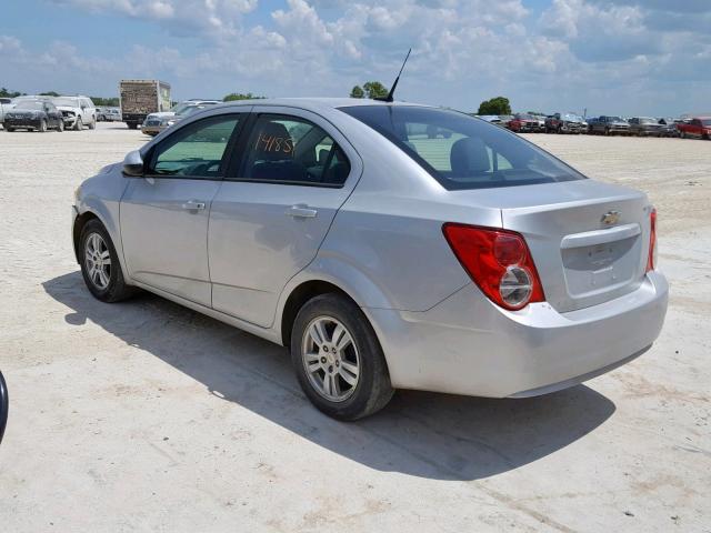1G1JA5SH3C4133505 - 2012 CHEVROLET SONIC LS 银色 照片 3