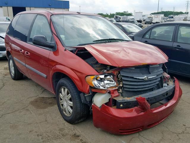 1A4GJ45R87B112225 - 2007 CHRYSLER TOWN & COU RED photo 1