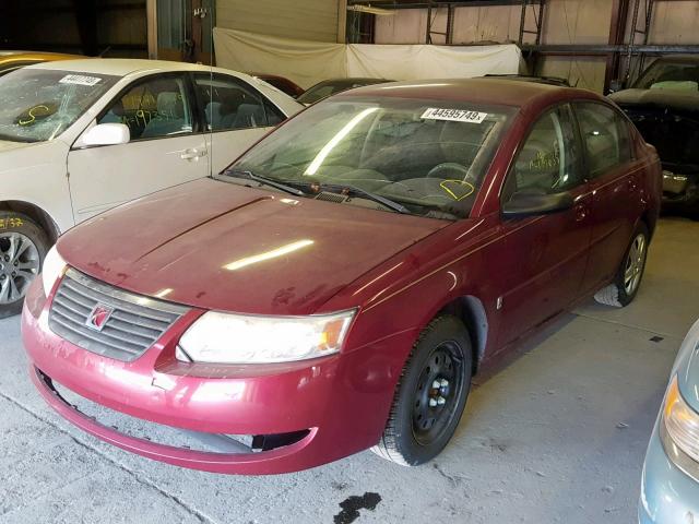 1G8AJ55F27Z178083 - 2007 SATURN ION LEVEL BURGUNDY photo 2