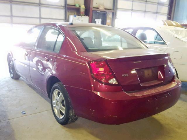 1G8AJ55F27Z178083 - 2007 SATURN ION LEVEL BURGUNDY photo 3