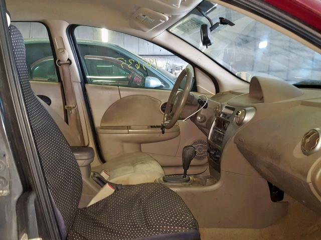 1G8AJ55F27Z178083 - 2007 SATURN ION LEVEL BURGUNDY photo 5