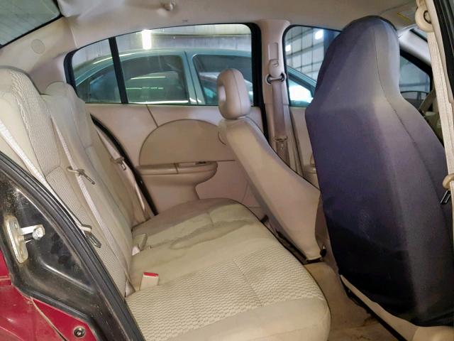 1G8AJ55F27Z178083 - 2007 SATURN ION LEVEL BURGUNDY photo 6