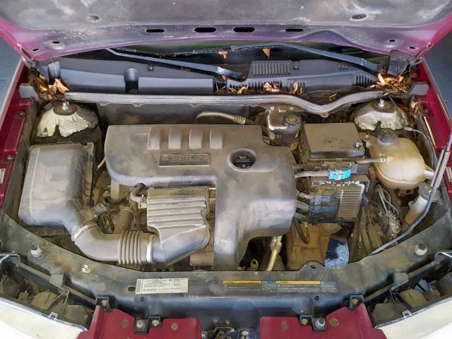 1G8AJ55F27Z178083 - 2007 SATURN ION LEVEL BURGUNDY photo 7