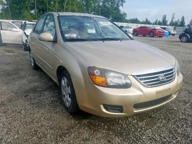 KNAFE222095652328 - 2009 KIA SPECTRA EX BEIGE photo 1