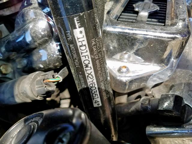 1HD1FCW1X2Y603514 - 2002 HARLEY-DAVIDSON FLHTCUI PURPLE photo 10