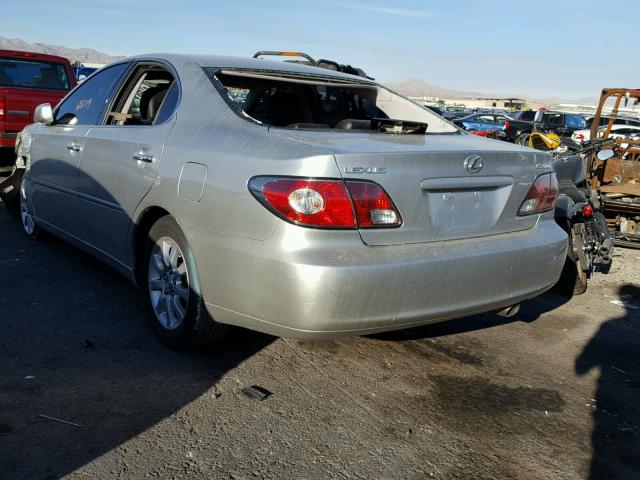 JTHBF30G425030452 - 2002 LEXUS ES 300 SILVER photo 3