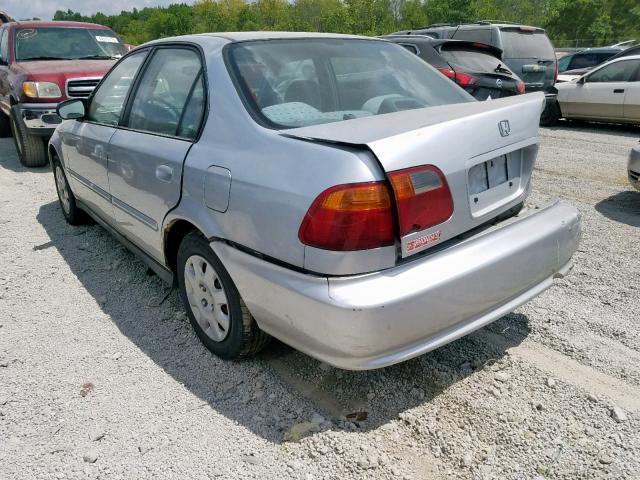 2HGEJ6615YH559865 - 2000 HONDA CIVIC BASE SILVER photo 3