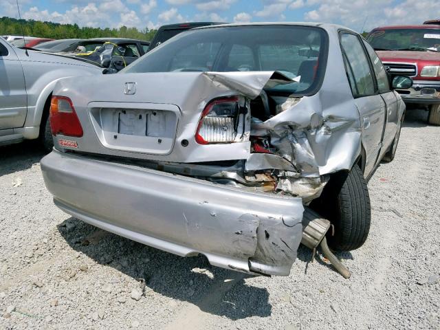 2HGEJ6615YH559865 - 2000 HONDA CIVIC BASE SILVER photo 4