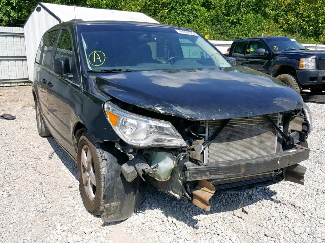 2V4RW3DG7BR806155 - 2011 VOLKSWAGEN ROUTAN SE BLACK photo 1