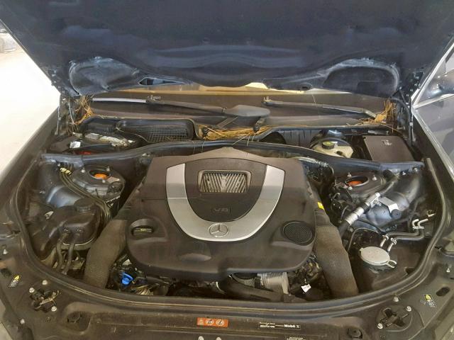 WDDNG71X67A097558 - 2007 MERCEDES-BENZ S 550 GRAY photo 7