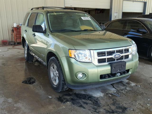 1FMCU49H78KA82600 - 2008 FORD ESCAPE HEV GREEN photo 1