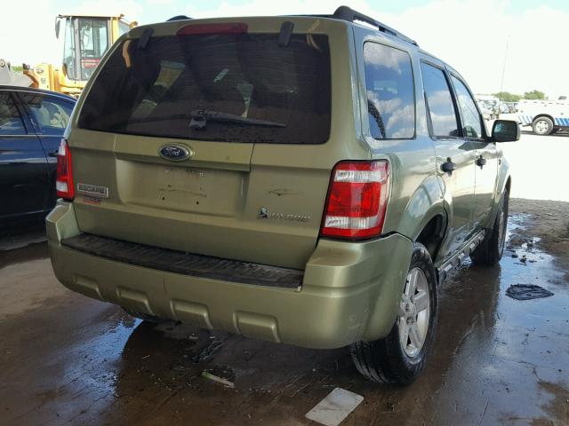 1FMCU49H78KA82600 - 2008 FORD ESCAPE HEV GREEN photo 4