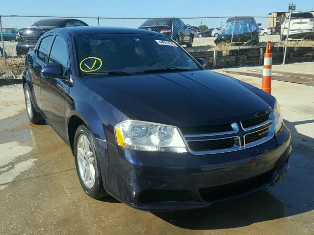 1B3BD1FB2BN601784 - 2011 DODGE AVENGER MA BLUE photo 1