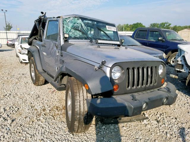 1C4AJWAG3DL687429 - 2013 JEEP WRANGLER S GRAY photo 1