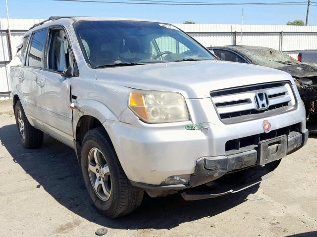 5FNYF18338B009410 - 2008 HONDA PILOT SE SILVER photo 1