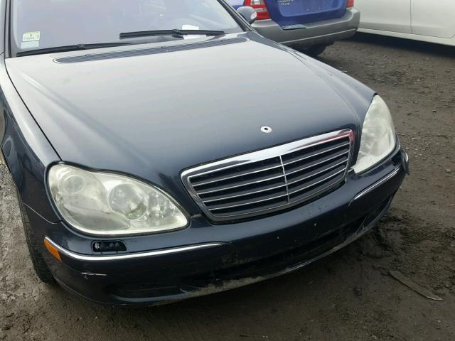 WDBNG84J13A377761 - 2003 MERCEDES-BENZ S 500 4MAT BLUE photo 9