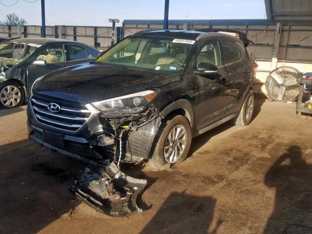 KM8J33A49JU688567 - 2018 HYUNDAI TUCSON SEL BLACK photo 2