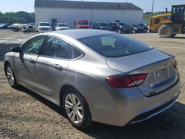 1C3CCCAB6GN159015 - 2016 CHRYSLER 200 LIMITE SILVER photo 3