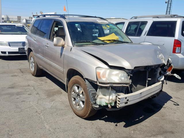 JTEEP21A750110633 - 2005 TOYOTA HIGHLANDER GOLD photo 1