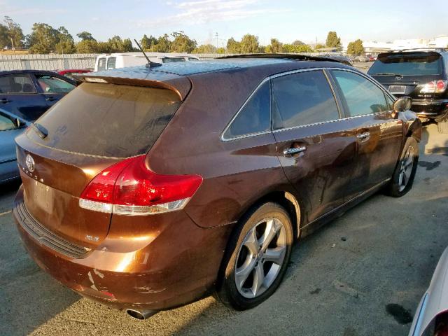 4T3ZK3BB0CU046560 - 2012 TOYOTA VENZA LE BROWN photo 4