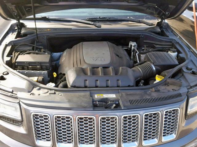 1C4RJFJT6EC264264 - 2014 JEEP GRAND CHER GRAY photo 7