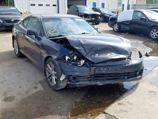 KMHHM66D08U295413 - 2008 HYUNDAI TIBURON GS BLACK photo 1