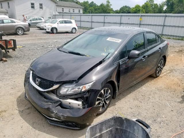 19XFB2F92DE245630 - 2013 HONDA CIVIC EXL 黑色 照片 2