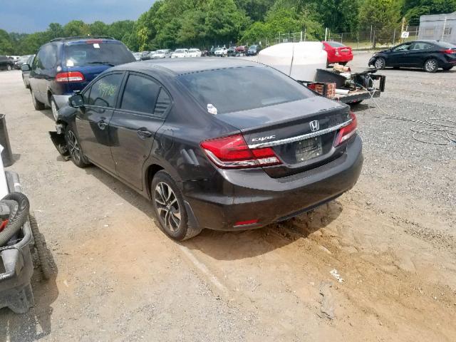 19XFB2F92DE245630 - 2013 HONDA CIVIC EXL 黑色 照片 3