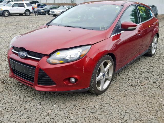 1FADP3N28DL180282 - 2013 FORD FOCUS TITA RED photo 2