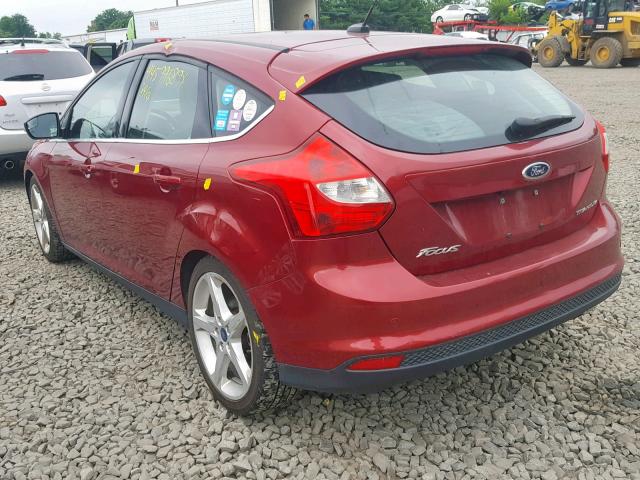 1FADP3N28DL180282 - 2013 FORD FOCUS TITA RED photo 3