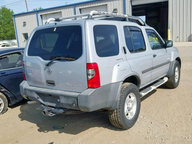 5N1ED28Y13C690467 - 2003 NISSAN XTERRA XE SILVER photo 4