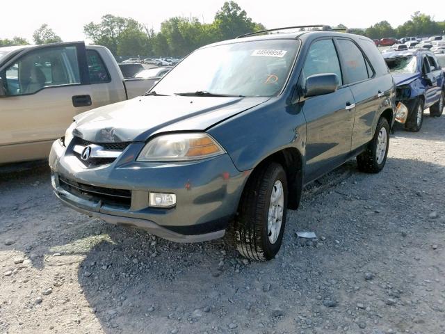 2HNYD188X4H515218 - 2004 ACURA MDX TOURIN GRAY photo 2