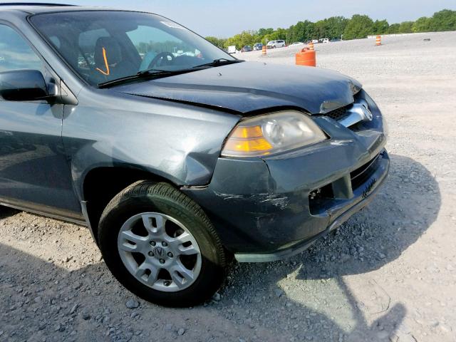 2HNYD188X4H515218 - 2004 ACURA MDX TOURIN GRAY photo 9