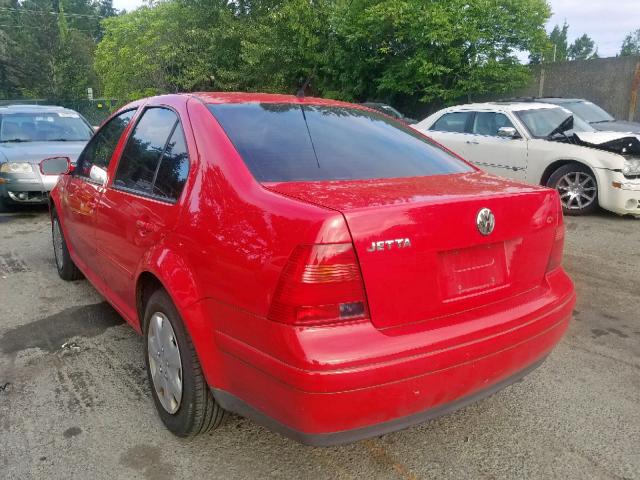 3VWRK69M73M179372 - 2003 VOLKSWAGEN JETTA GL RED photo 3