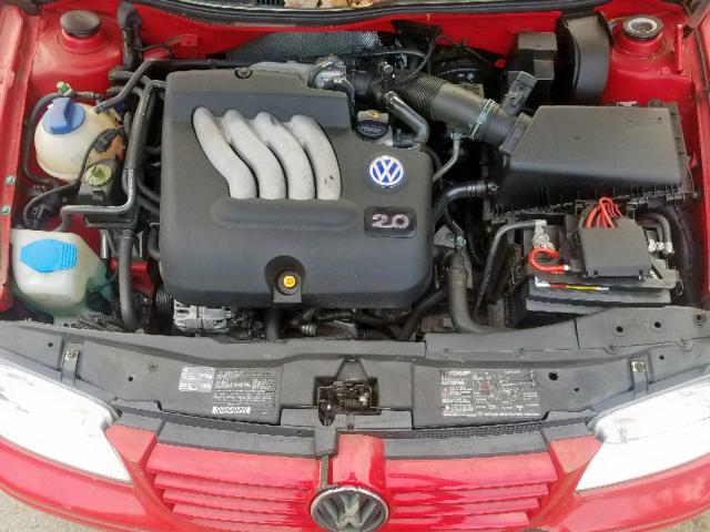 3VWRK69M73M179372 - 2003 VOLKSWAGEN JETTA GL RED photo 7